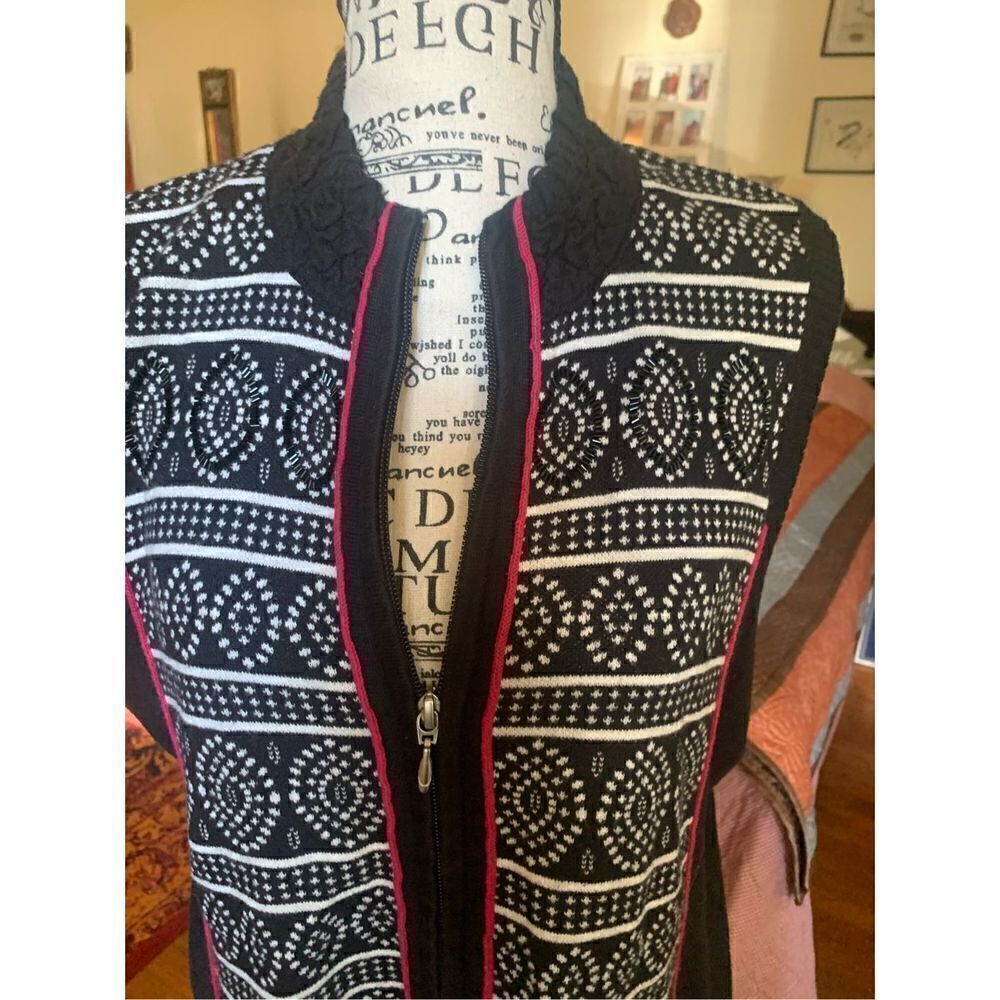 Christopher & Banks zip up Sweater Vest